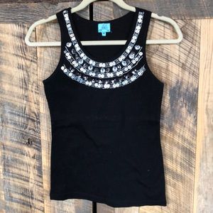 Embellished tank top